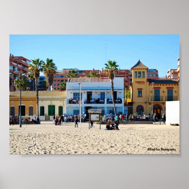 Where the City Meets the Sand Poster (Front)