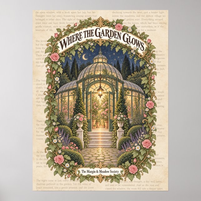 Where the Garden Glows Poster (Front)