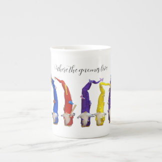 Where the gnomes live  bone china mug