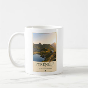 Where the Mountains Welcome the Dawn – Pyrénées Coffee Mug