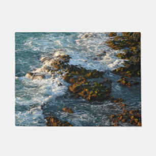 Where the Ocean Meets the Rocks Doormat