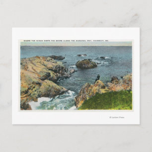 Where the Ocean Meets the Shore Postcard