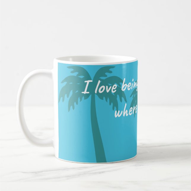 Where the People Aren't Coffee Mug (Left)