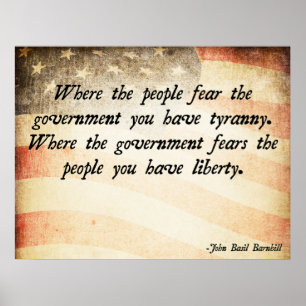 Where the People Fear the Government Poster