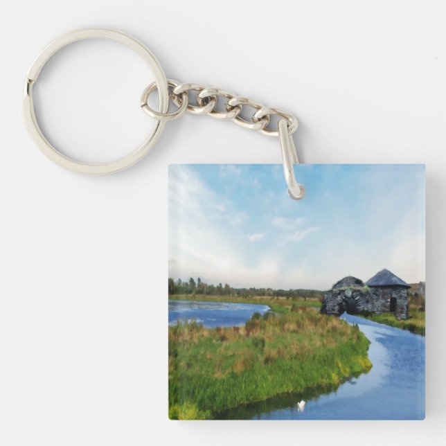 Where the River Ends Key Ring (Front)