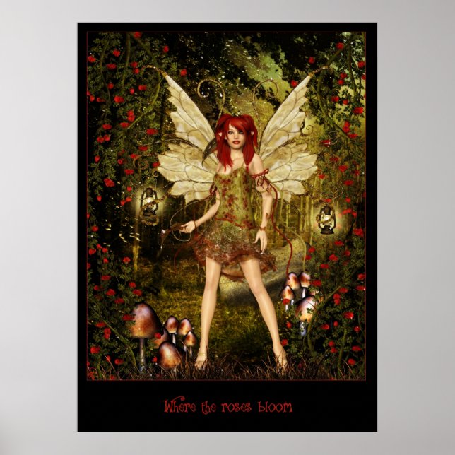 Where the roses bloom poster (Front)
