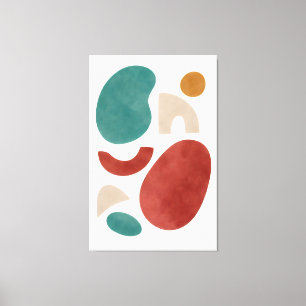 Where the Shapes Rest Canvas Print