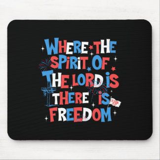 Where The Spirit Of The Lord Is Freedom 2 Cor.317 Mouse Mat