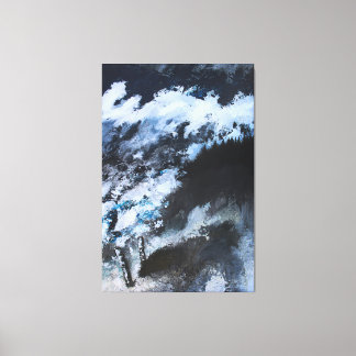 Where the Storm Meets the Forest Canvas Print