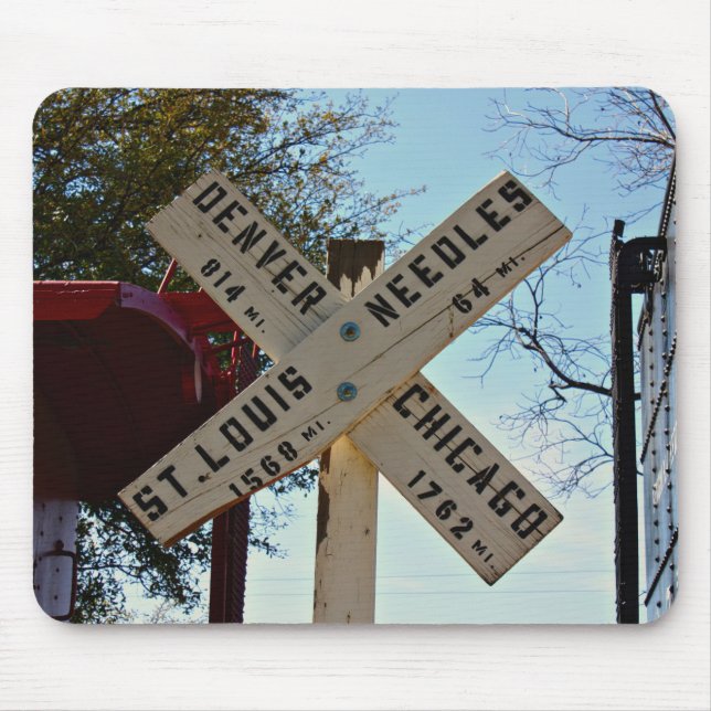 Where the Tracks Lead Mouse Mat (Front)