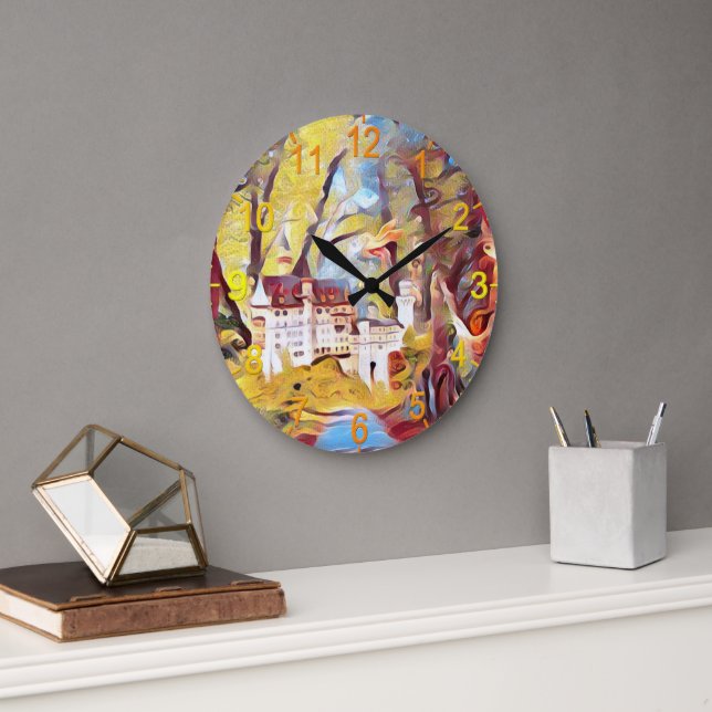 Where The Unicorns Play Pop Art, Wall Clock (Office)