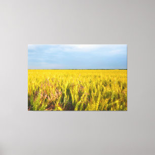 Where the Wheat Dances with the Wind - Wild Nature Canvas Print