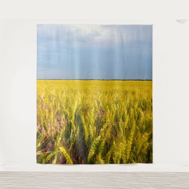 Where the Wheat Dances with the Wind - Wild Nature Tapestry (Front)
