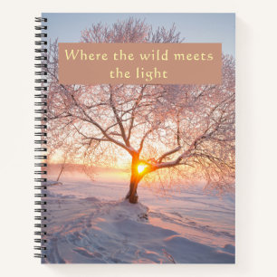 Where the Wild Meets the Light Winter Notebook