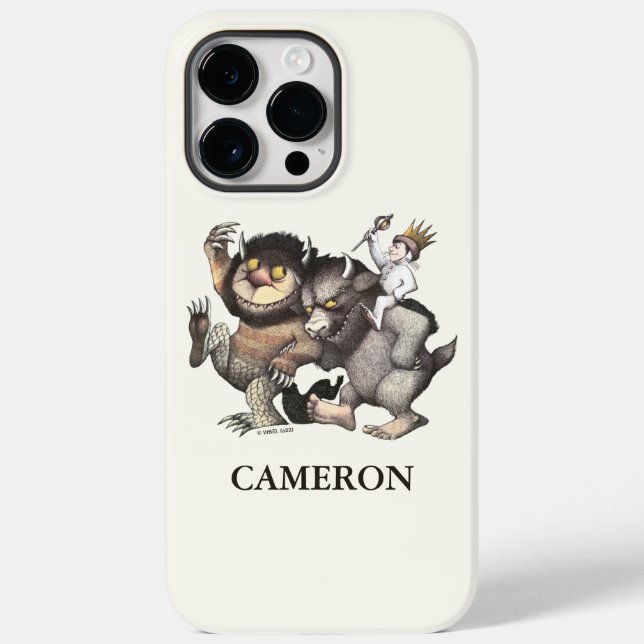 Where the Wild Things | Add Your Name Case-Mate iPhone Case (Back)