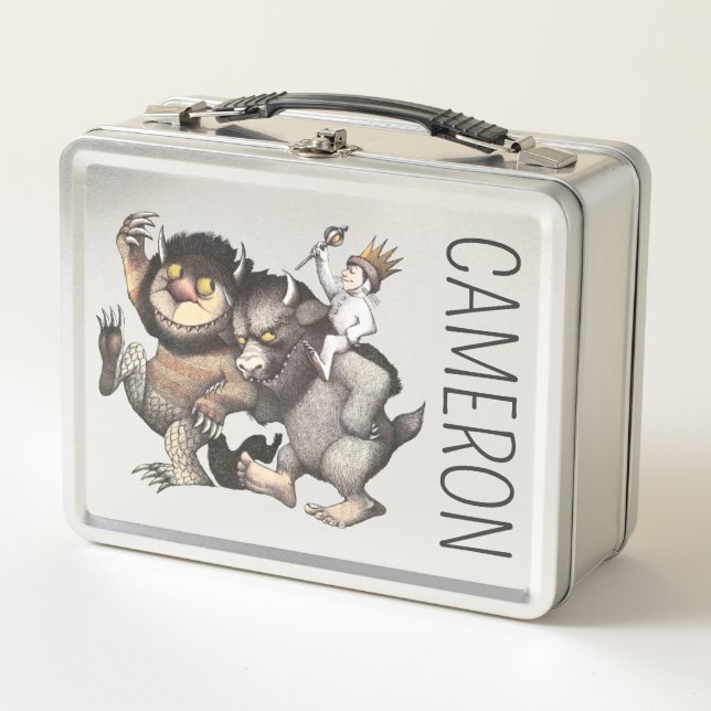 Where the Wild Things | Add Your Name Metal Lunch Box (Front)