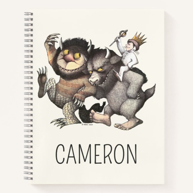 Where the Wild Things | Add Your Name Notebook (Front)
