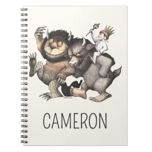 Where the Wild Things   Add Your Name Notebook