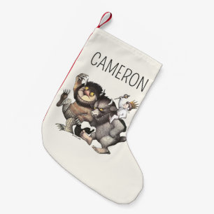 Where the Wild Things   Add Your Name Small Christmas Stocking