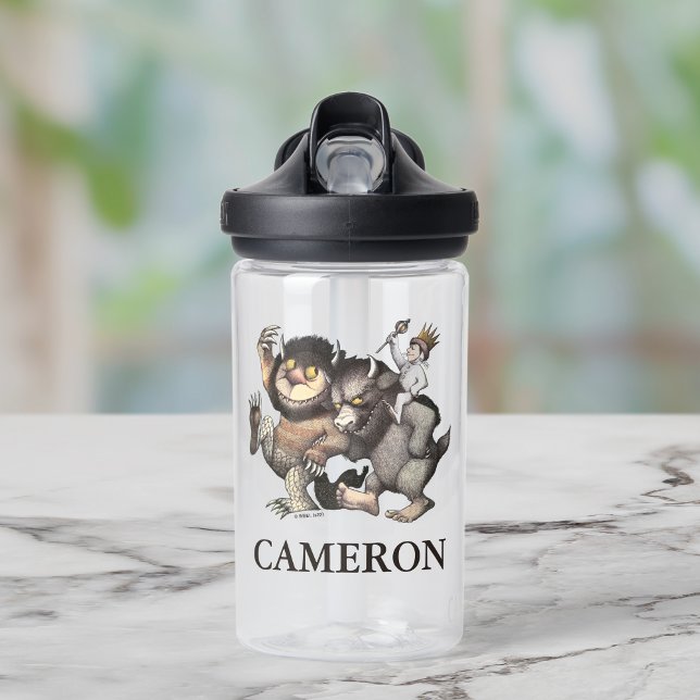 Where the Wild Things | Add Your Name Water Bottle (Creator Uploaded)