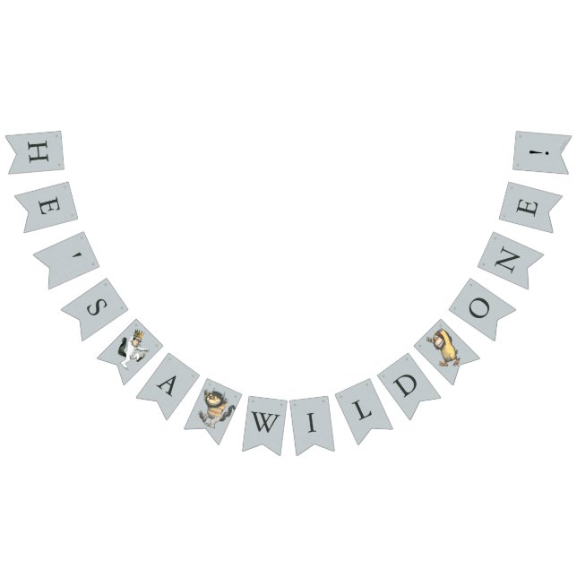Where the Wild Things Are 1st Birthday Bunting (All)