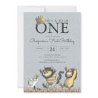 Where the Wild Things Are 1st Birthday Invitation