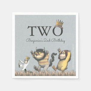 Where the Wild Things Are 2nd Birthday Napkin
