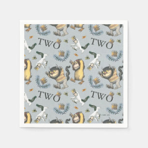 Where the Wild Things Are 2nd Birthday Napkin