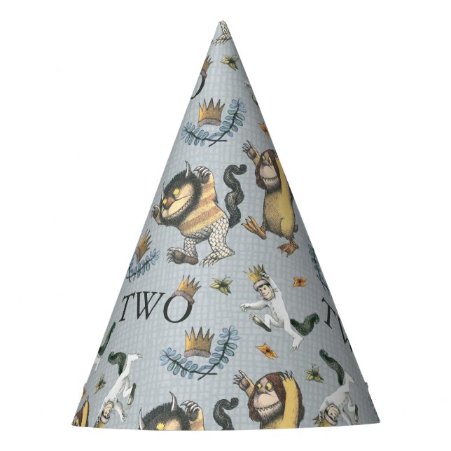 Where the Wild Things Are 2nd Birthday Party Hat (Front)