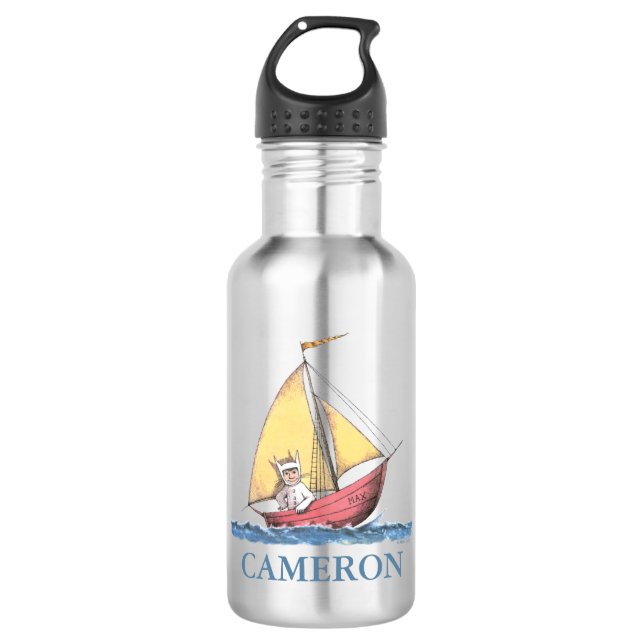 Where the Wild Things Are | Add Your Name 532 Ml Water Bottle (Front)