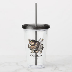 Where the Wild Things Are   Add Your Name Acrylic Tumbler