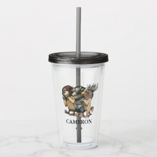 Where the Wild Things Are   Add Your Name Acrylic Tumbler