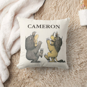 Where the Wild Things Are   Add Your Name Cushion