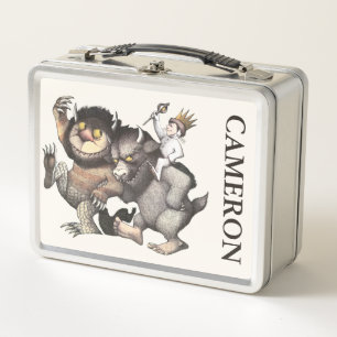 Where the Wild Things Are Add Your Name Metal Lunch Box