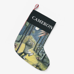 Where The Wild Things Are   Add Your Name Small Christmas Stocking