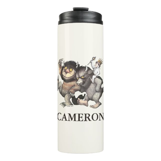 Where the Wild Things Are | Add Your Name Thermal Tumbler (Front)