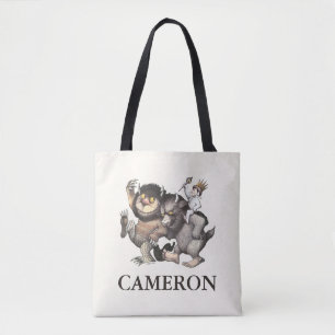 Where the Wild Things Are   Add Your Name Tote Bag