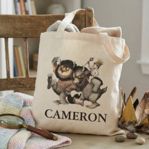 Where the Wild Things Are   Add Your Name Tote Bag