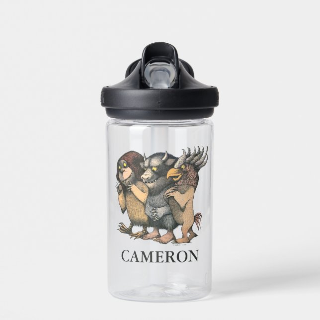 Where the Wild Things Are | Add Your Name Water Bottle (Front)