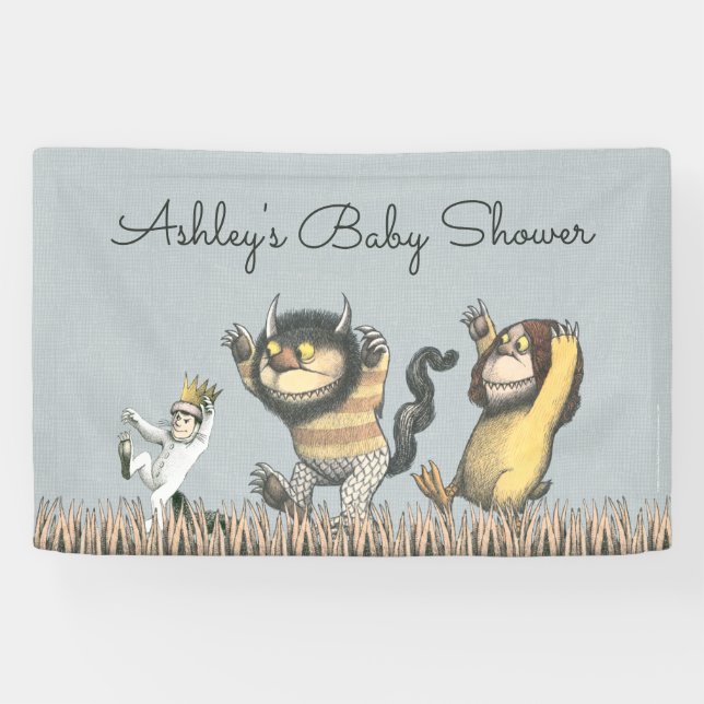 Where the Wild Things Are Baby Shower Banner (Horizontal)