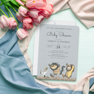 Where the Wild Things Are Baby Shower Invitation