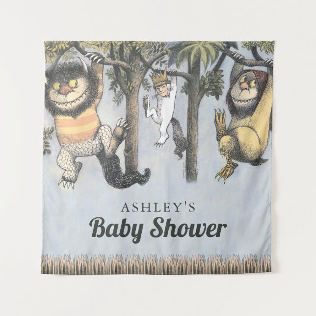 Where the Wild Things Are | Baby Shower Tapestry (Front)