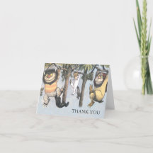 Where the Wild Things Are Baby Shower Thank You