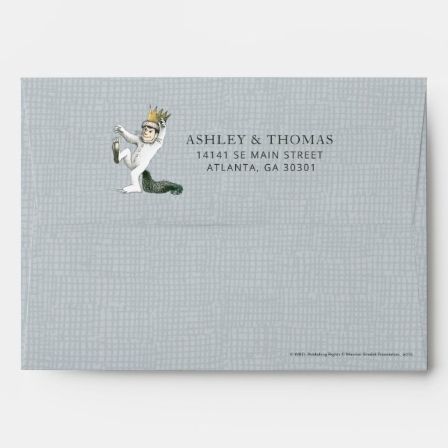 Where the Wild Things Are Birthday Envelope (Back (Top Flap))