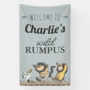 Where the Wild Things Are - Birthday Welcome Banner