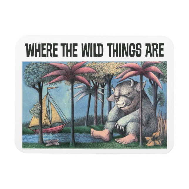 Where The Wild Things Are | Book Cover Magnet (Horizontal)