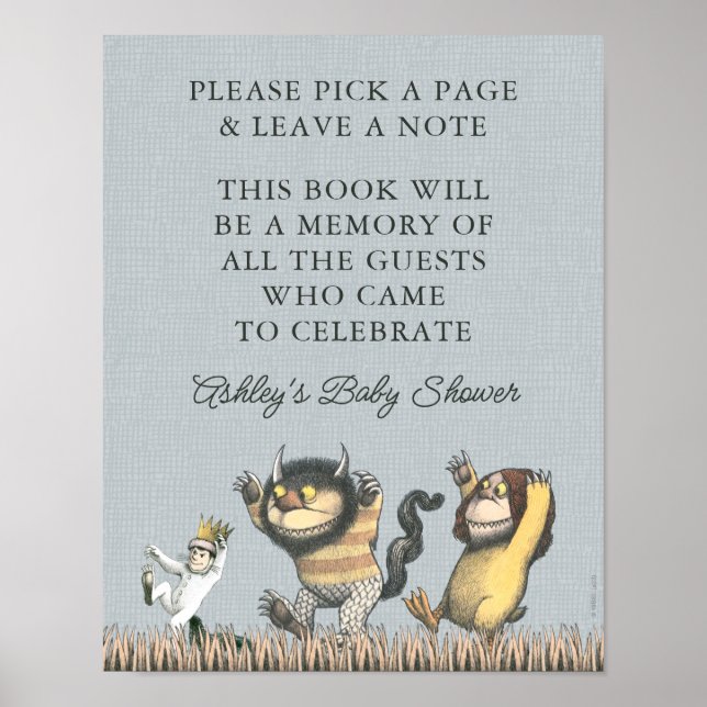 Where the Wild Things Are | Book Sign (Front)