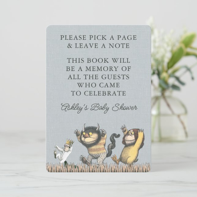 Where the Wild Things Are | Book Sign Invitation (Standing Front)