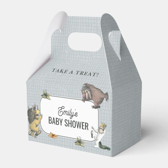Where the Wild Things Are Character Baby Shower Favour Box (Front Side)