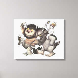 Where the Wild Things Are Characters Canvas Print